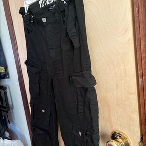 VIP Black Jeans with Button Detail